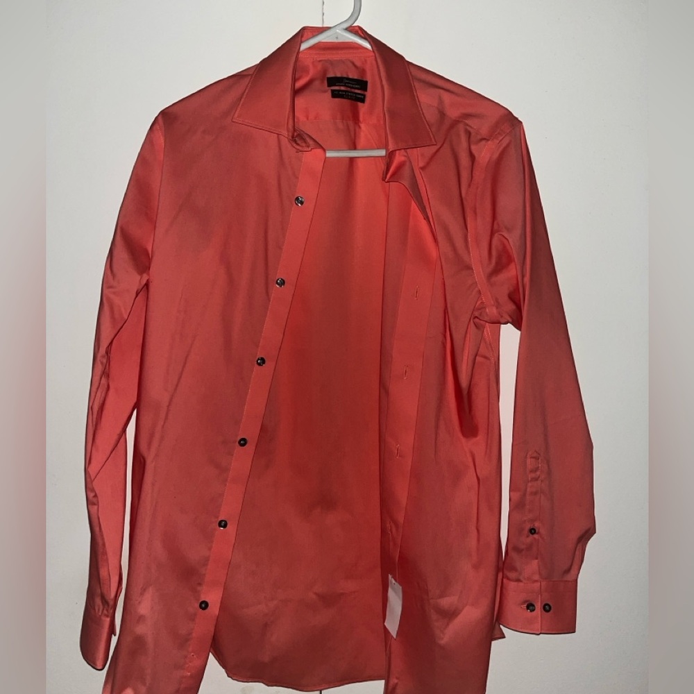 Marc Anthony Slim Fit Dress Shirt (Shell Pink)